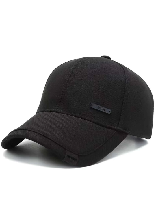 1pc Men's Hua Logo Adjustable Baseball Cap For Outdoor Sun Protection And Casual Wear (Spring/ Autumn)