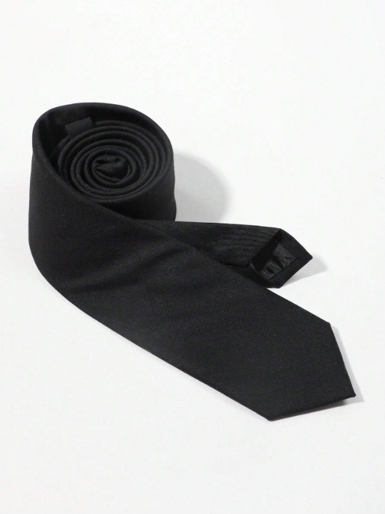 1pc Men Solid Fashionable Minimalist Tie For Daily Decoration