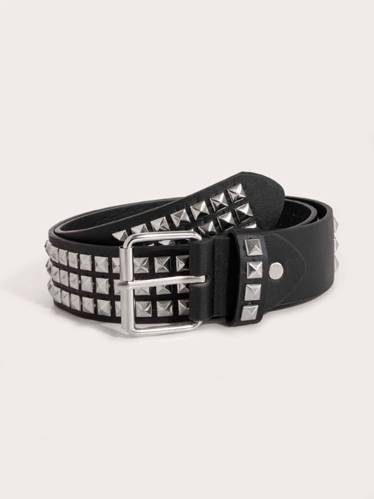 1 Piece Of Unisex Studded Punk Style Handsome Street Casual Daily Wear Belt