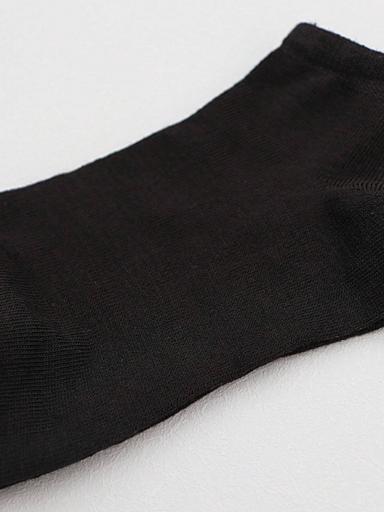 10pairs Solid Ankle Socks