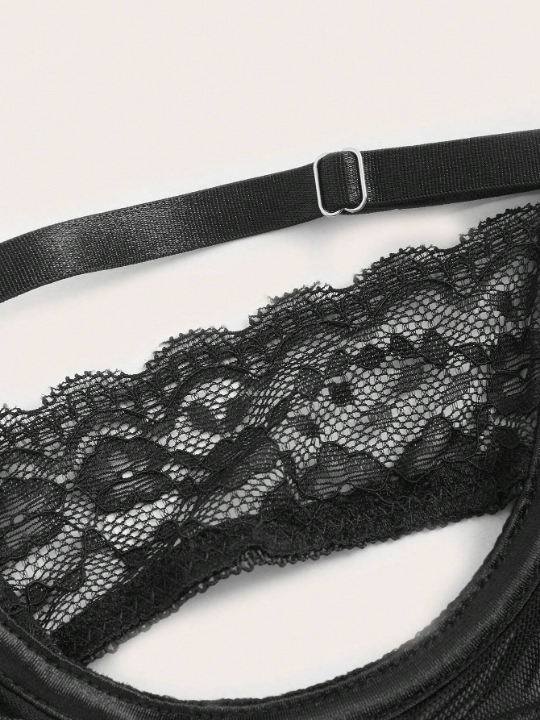 Classic Sexy Floral Lace Cut Out Underwire Bra