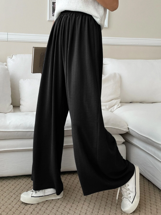 DAZY Solid Wide Leg Pants