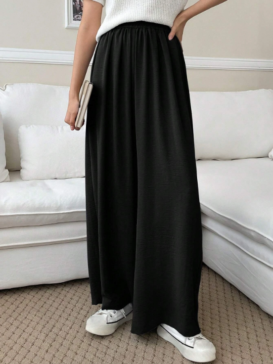 DAZY Solid Wide Leg Pants