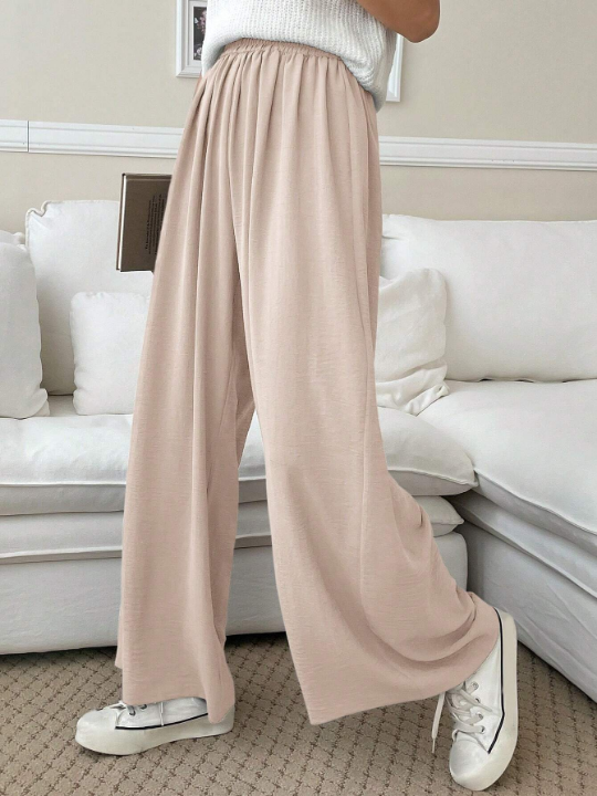 DAZY Solid Wide Leg Pants