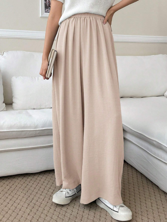 DAZY Solid Wide Leg Pants