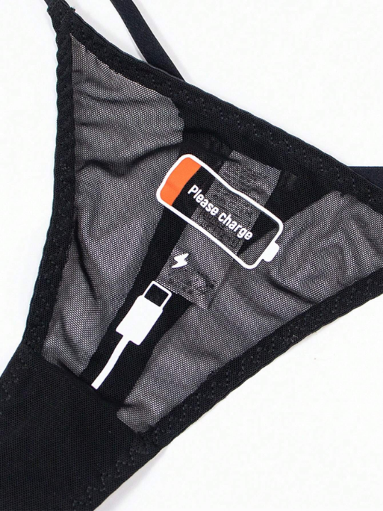 Letter Graphic Panty