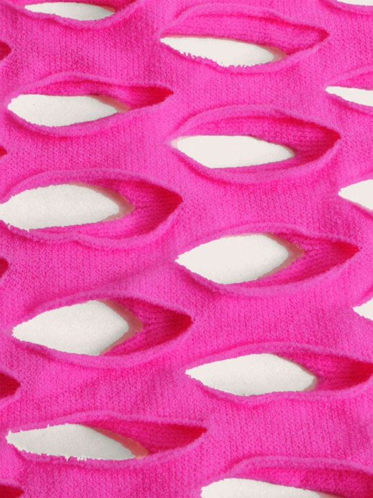 ROMWE Solid Cut Out Tube Slips