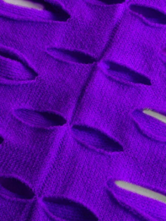 ROMWE Solid Cut Out Tube Slips