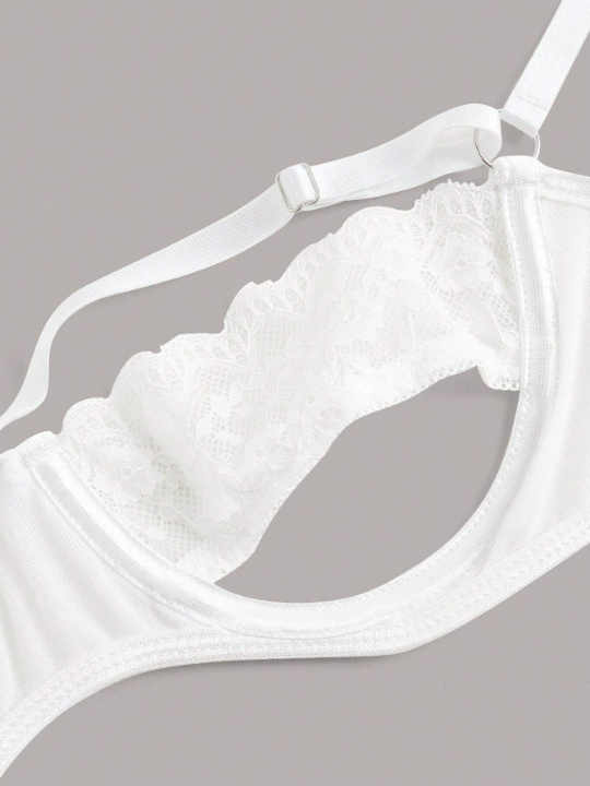 Classic Sexy Floral Lace Cut Out Underwire Bra