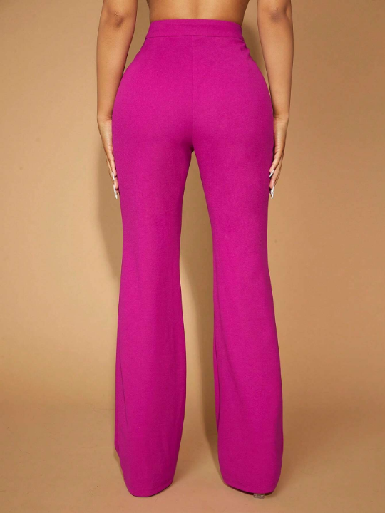 SXY Solid Flare Leg Pants