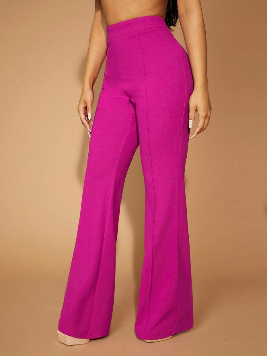 SXY Solid Flare Leg Pants