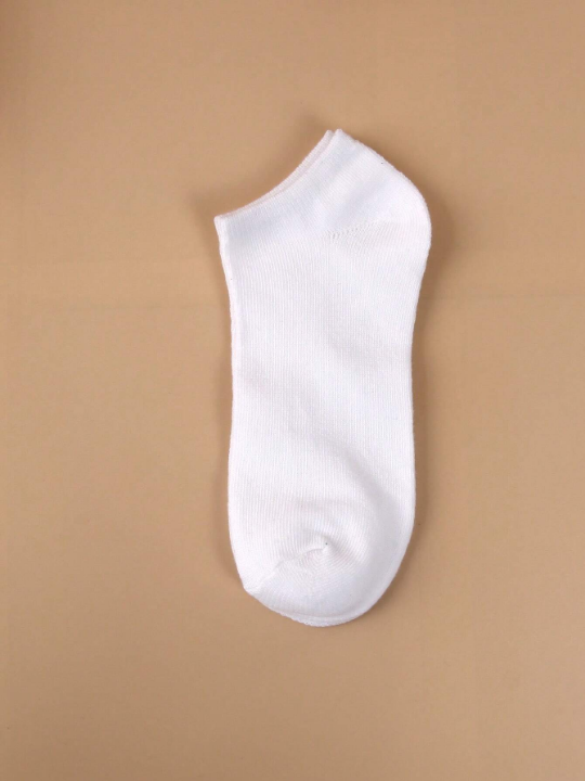 10pairs Solid Ankle Socks