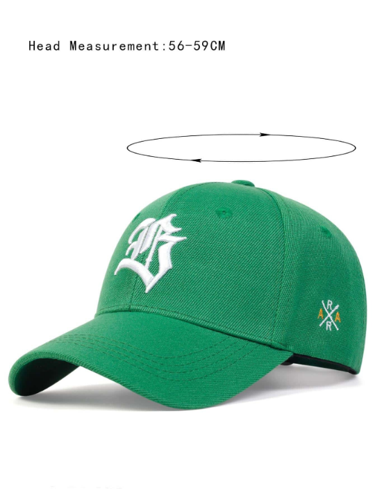 1pc Men Embroidery Detail Fashionable Baseball Cap, For Daily Life