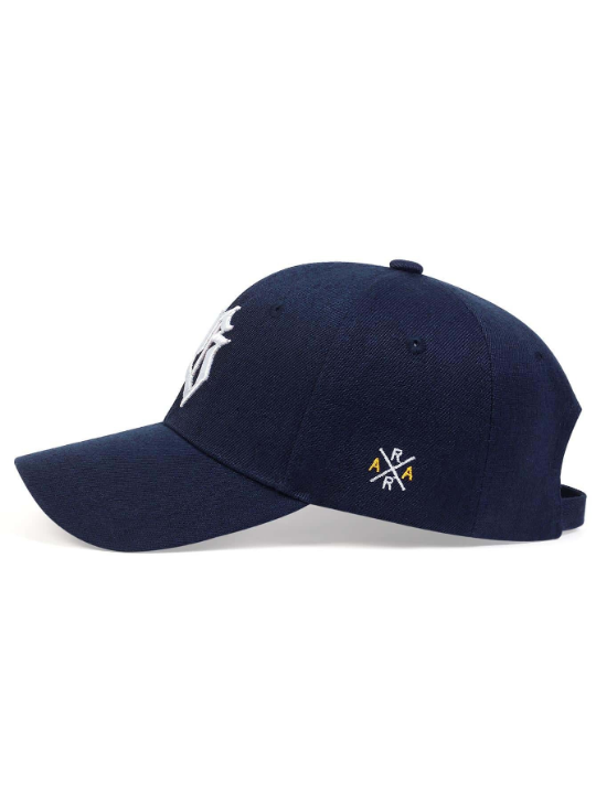 1pc Men Embroidery Detail Fashionable Baseball Cap, For Daily Life