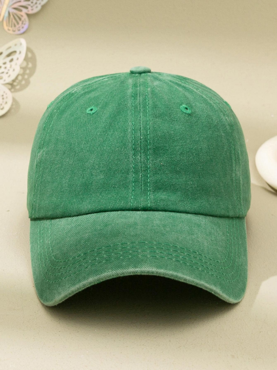 Men Solid Baseball Cap