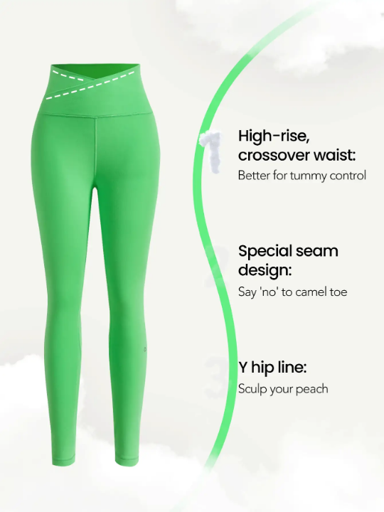 GLOWMODE 24" FeatherFit Crossover Leggings