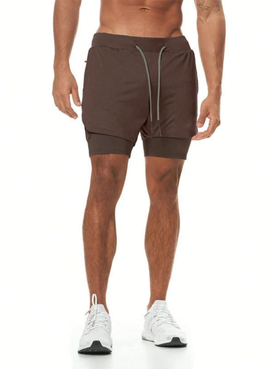 Sport Corelite Men Phone Pocket Sports Shorts With Towel Loop