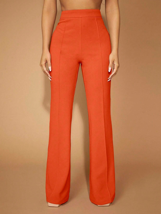 SXY Solid Flare Leg Pants