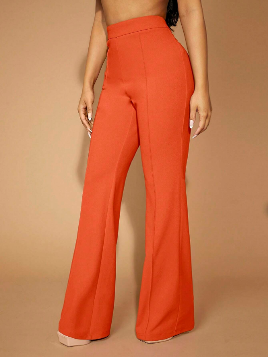 SXY Solid Flare Leg Pants