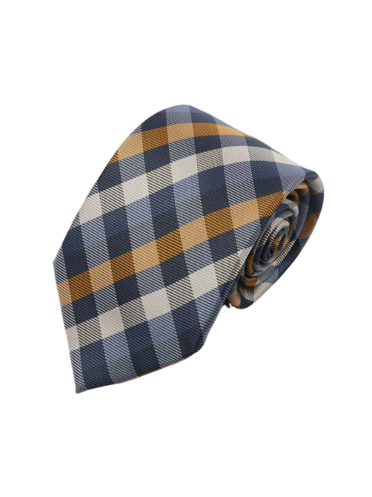 1pc Men Plaid Pattern Casual Tie For Clothes Decoration