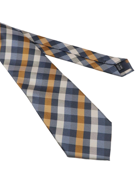 1pc Men Plaid Pattern Casual Tie For Clothes Decoration