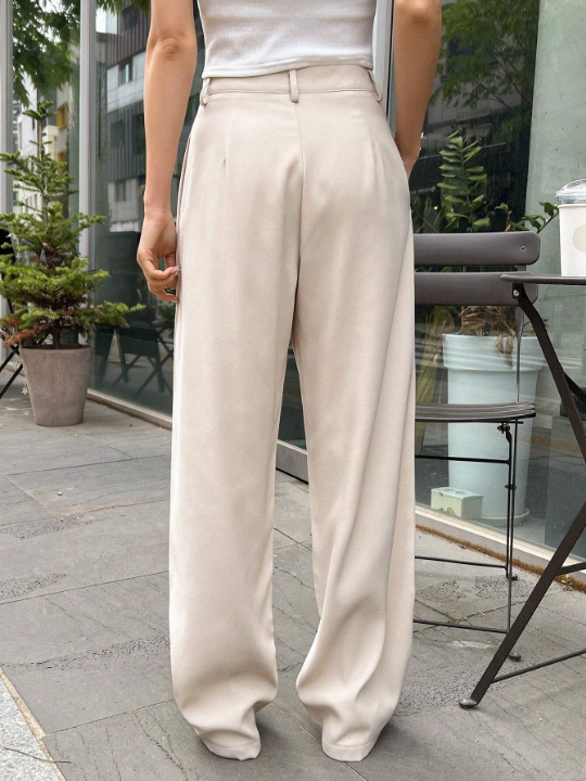 DAZY High Waist Plicated Detail Pants