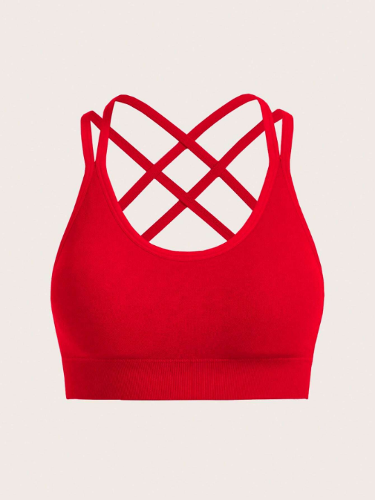 Yoga Sxy Crisscross Backless Sports Bra