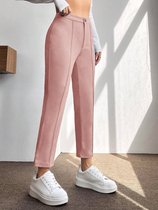 PETITE Seam Detail Cropped Pants