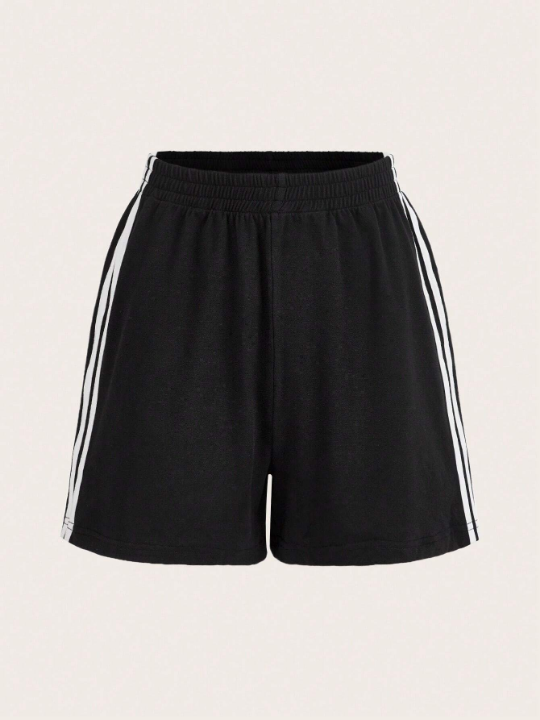 EZwear Contrast Striped Side Lounge Shorts