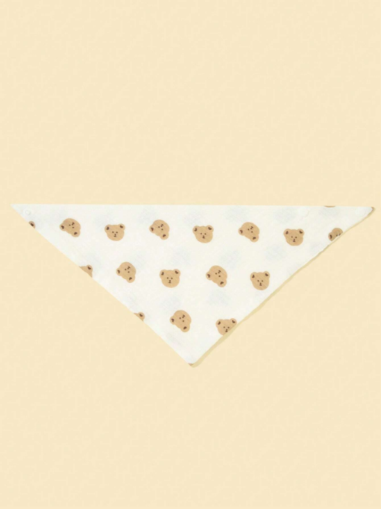 5pcs Baby Bear Pattern Bib