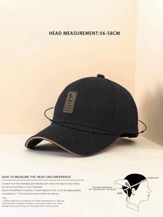 1pc Fashionable Baseball Cap For Men & Women, Outdoor Sun Protection Hat For Summer, Couple Style