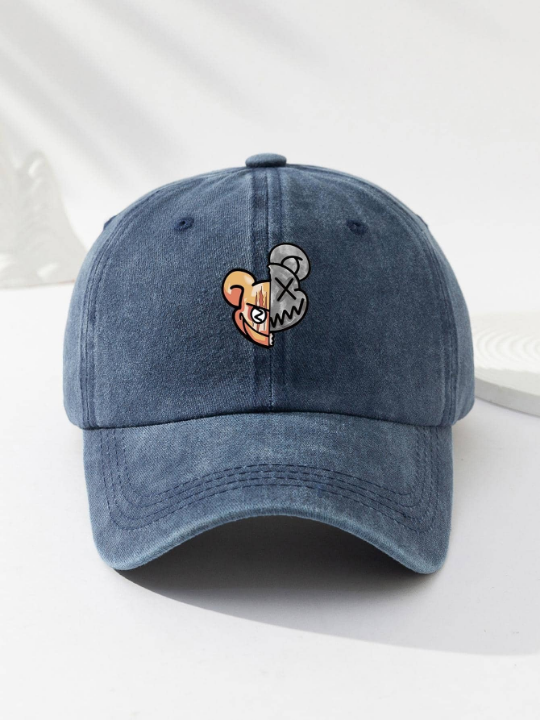 Men Cartoon Embroidered Baseball Cap Street