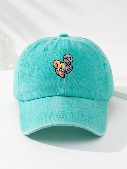 Men Cartoon Embroidered Baseball Cap Street