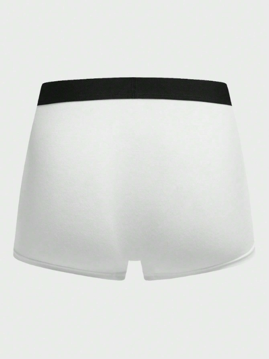 Men 5pcs Contrast Binding Boxer Brief