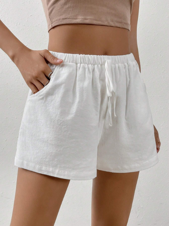 EZwear Solid Knot Front Florida Shorts