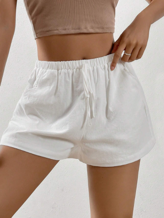 EZwear Solid Knot Front Florida Shorts