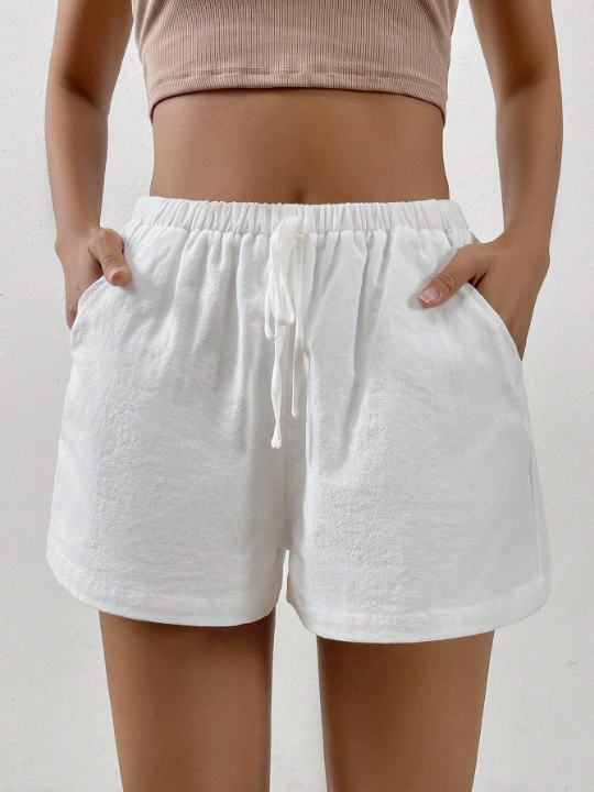 EZwear Solid Knot Front Florida Shorts