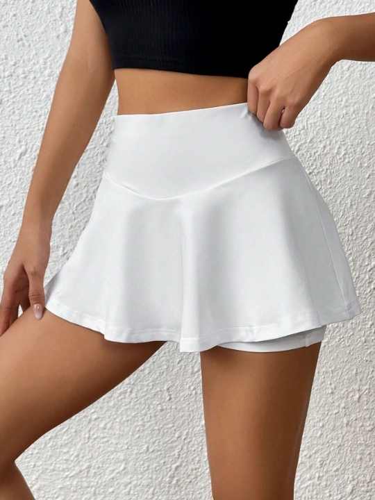 EZwear Summer SkirtWideband Waist 2 In 1 Skort