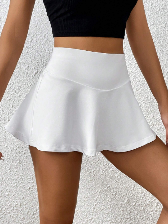 EZwear Summer SkirtWideband Waist 2 In 1 Skort