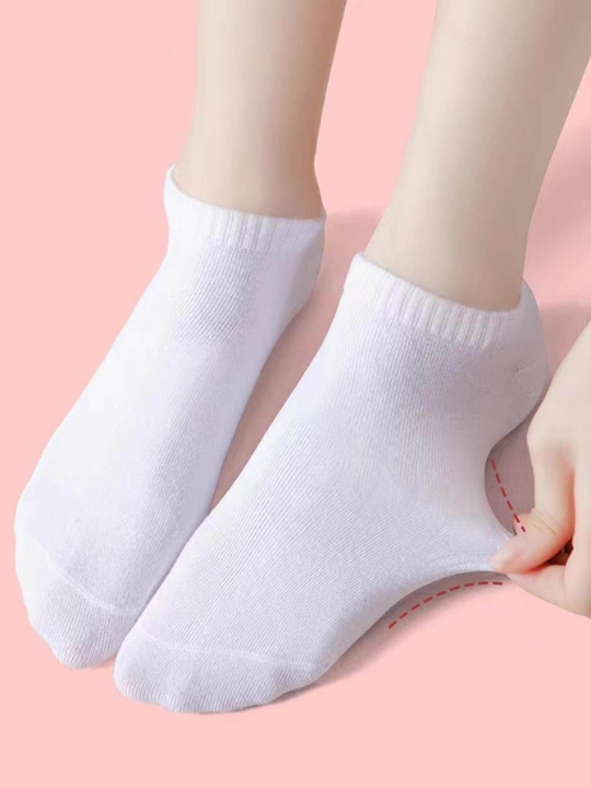 Men Solid Casual Ankle Socks For Daily Life