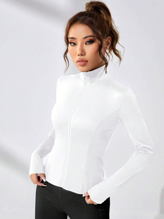 Yoga Basic Zip Up Sports Jacket