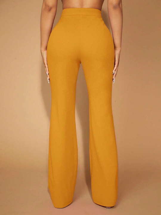 SXY Solid Flare Leg Pants