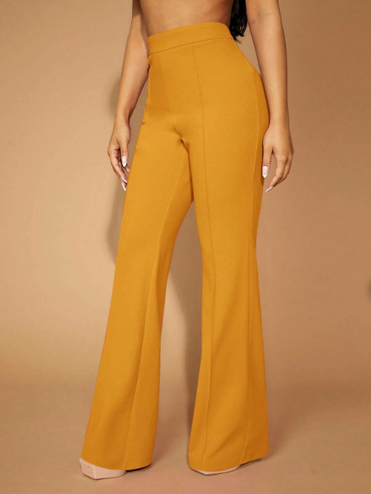 SXY Solid Flare Leg Pants