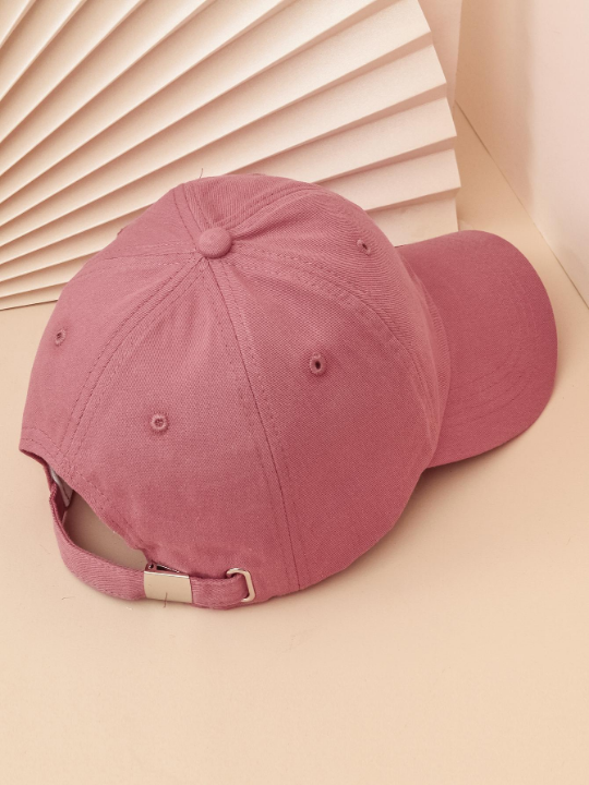 1pc Unisex Y2k Style Printed Rose Sun Protection Baseball Cap, Suitable For Spring And Autumn Daily Wear