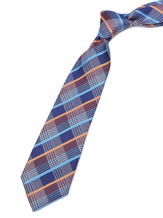 Men Plaid Pattern Tie