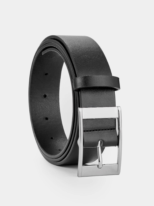 Men Square Buckle Belt