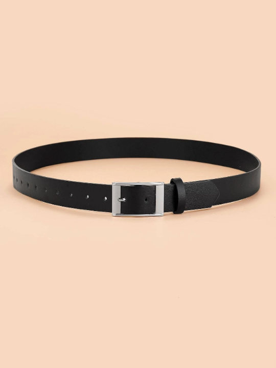 Men Square Buckle Belt