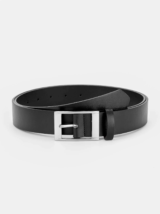 Men Square Buckle Belt