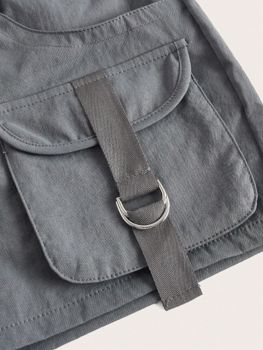 ICON Gorpcore Flap Pocket Buckle Detail Cargo Skirt