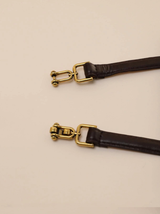 1pc Women Symmetrical Buckle Fashion Belt For Daily Decoration